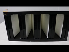 ABSプラスチック フレームHVACシステムのための0.5ミクロンV銀行フィルター