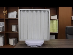 化学繊維のエアコン前にフラット パネル フィルター5um大きい気流