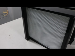 ABSプラスチック フレームHVACシステムのための0.5ミクロンV銀行フィルター