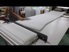 化学繊維G4は前にHVAC/換気のためのパネル フィルターをプリーツをつけた