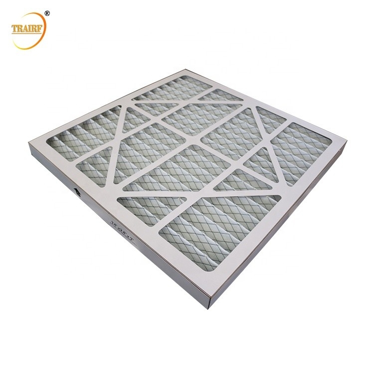 20*20*1cmはHVAC/換気G4 F5 F6のためのエア フィルターを前にプリーツをつけた