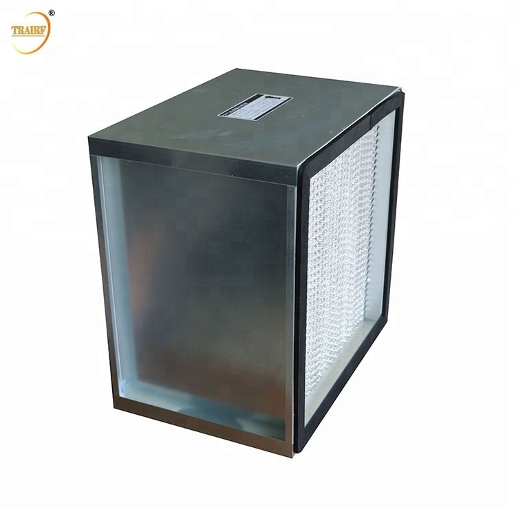 99.99%深いプリーツをつけられたエア フィルターAHU HEPAフィルター防水
