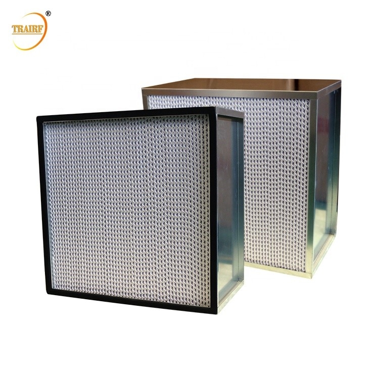 病院H11 H12 H13の深いプリーツをつけられたエア フィルター箱24X24X12のインチ